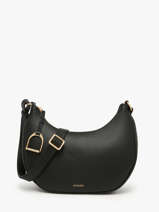 Sac Bandouli�re Torsade Cuir Etrier Noir torsade ETOS167M