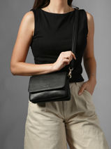 Sac Bandouli�re S Tradition Cuir Etrier Noir tradition ETRA207S-vue-porte